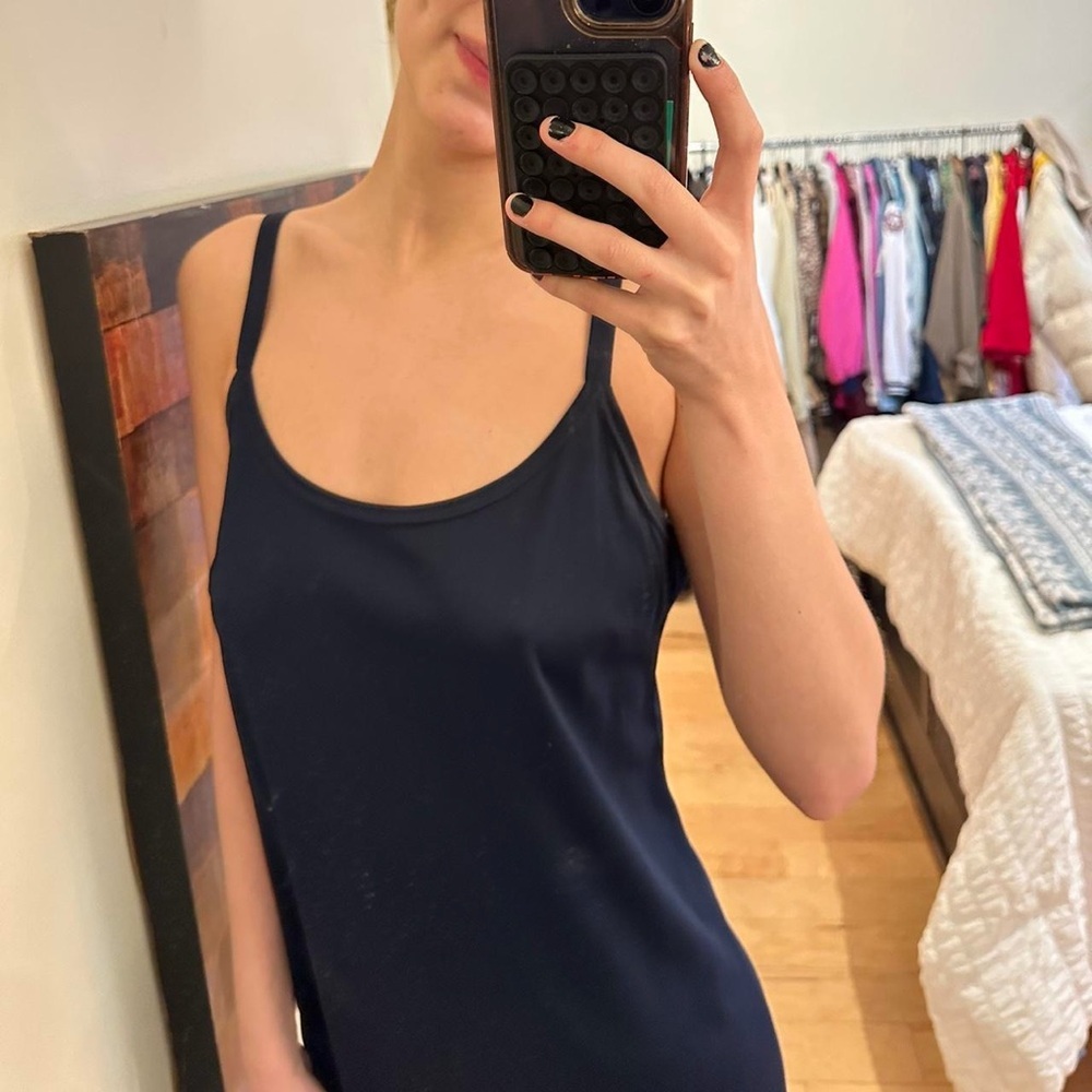 Dressbarn Navy blue midi slip - Picture 5 of 7